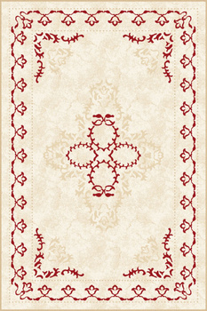 Dywan wełniany do salonu ALICE Jasny Beż ISFAHAN