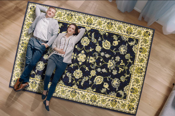 Dywan klasyczny do salonu NAZAR Błękit STANDARD