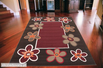 Dywan do salonu Flawo Brąz ALFA