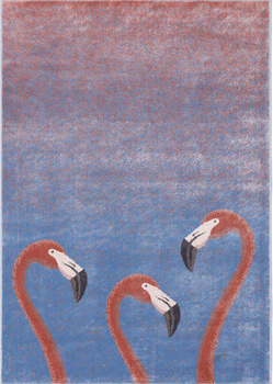 Dywan nowoczesny do salonu Agnella FLAMINGO Róż SOFT