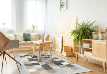 Dywan nowoczesny do salonu Agnella AGER Szary AVANTI