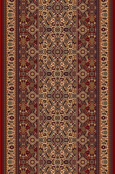 Dywan wełniany na korytarz Dywilan WAWELSKI Burgund Chodnik POLONIA