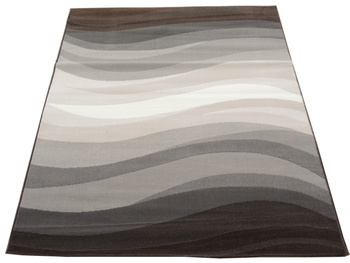 Dywan nowoczesny do salonu WIND NOWY Popiel ALFA