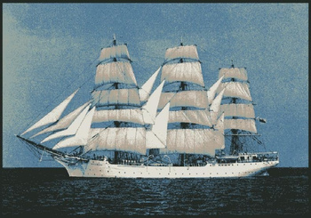 Dywan do salonu Agnella FD DAR POMORZA Błękit Niebieski LIDA