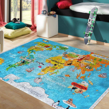 Dywan dziecięcy MAPA ŚWIATA 04 NEW BAMBINO