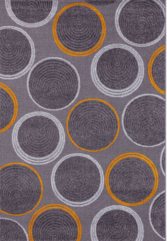 Dywan nowoczesny do salonu ZONDA Złoty METEO