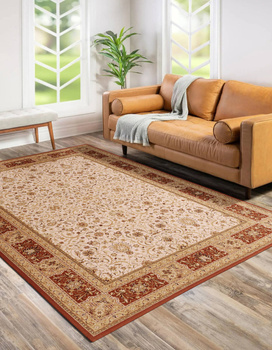 Dywan wełniany do salonu Agnella OSKAR 1.2/10 Kremowy REGIUS