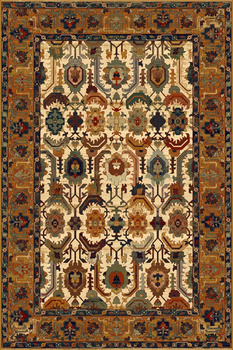 Dywan wełniany klasyczny do salonu Dywilan OMAN Red SUPERIOR