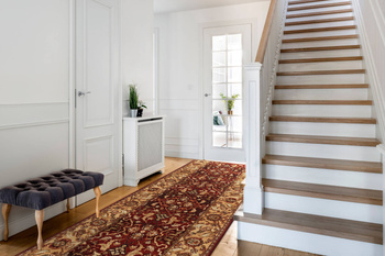 Dywan wełniany do salonu Agnella Hetman Rubin Chodnik AGNUS