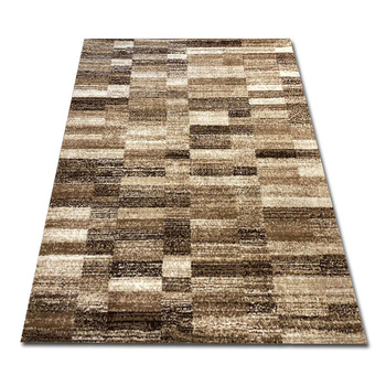 Dywan nowoczesny do salonu PARKO Beżowo - Brązowy LAILA