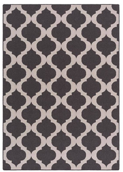 Dywan wełniany do salonu Agnella PHACT Grafitowy GALAXY