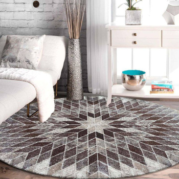 Dywan do salonu 10 Beżowy Koło PANAMERO