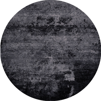 Dywan wełniany do salonu Agnella BRAN Szary KOŁO CALISIA