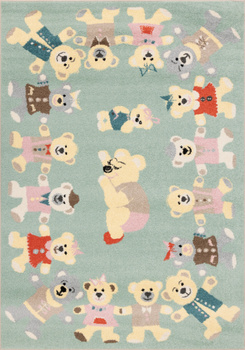 Dywan dla dzieci Agnella ROB Miętowy FUNKY TOP