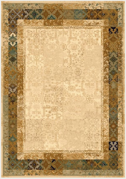 Dywan wełniany klasyczny do salonu Dywilan LUMENA Kamel 2 OMEGA