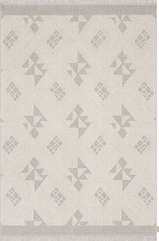 Dywan wełniany do salonu Agnella MANHATTAN Jasny Szary NOBLE