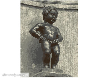 Dywan nowoczesny do salonu MANNEKEN PIS ALFA