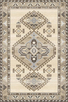 Dywan wełniany do salonu Agnella KINNIE Beżowy TEMPO NATURAL