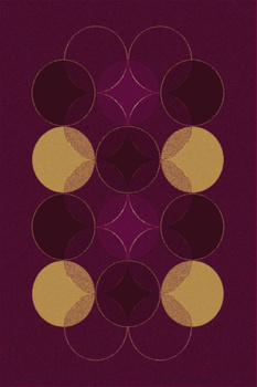 Dywan nowoczesny do salonu OSCAR Oberżyna STANDARD