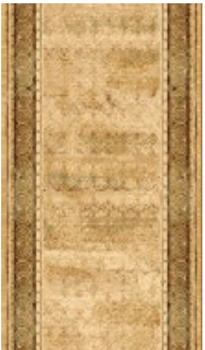 Dywan wełniany na korytarz Dywilan LAVA Miód 2 Chodnik OMEGA