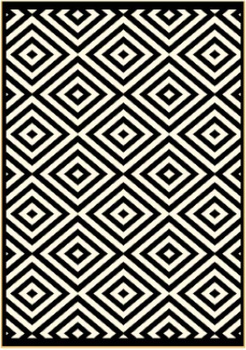 Dywan nowoczesny do salonu GEOMETRI Żółty EDEN