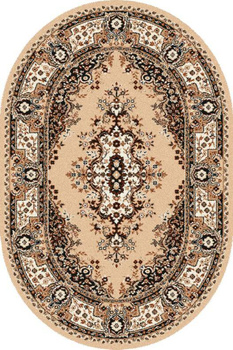 Dywan klasyczny do salonu FATIMA Owal Beż STANDARD