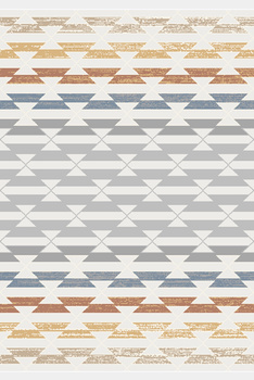 Dywan nowoczesny do salonu Dywilan MAJOWIE 2 Kremowo Szary BRODWAY