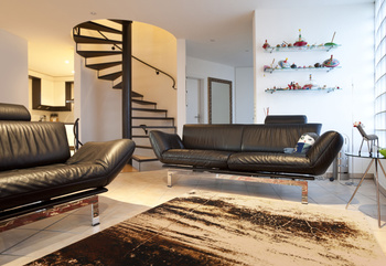 Dywan nowoczesny do salonu FD Agnella PERSEO Jasno Brązowy STANDARD