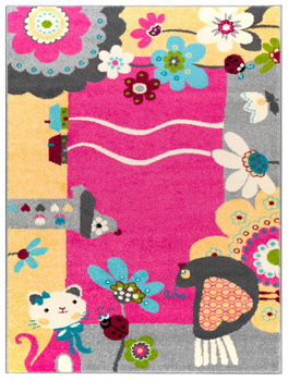 Dywan dziecięcy IMI Cyklamen Różowy FUNKY