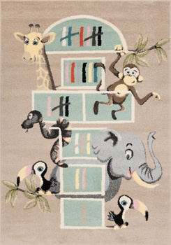 Dywan dla dzieci Agnella TOM Jasny Beż FUNKY TOP