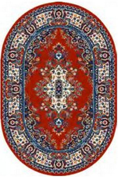 Dywan klasyczny do salonu FATIMA Owal Rubin STANDARD