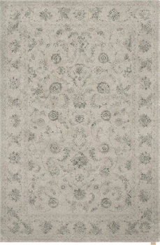 Dywan wełniany do salonu VINTAGE FLORA Beżowy DIAMOND
