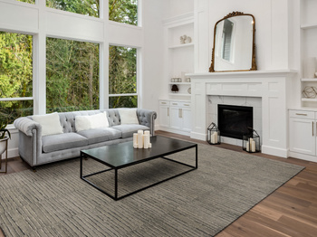 Dywan wełniany do salonu Agnella NOVO Siwy CALISIA