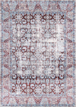 Dywan do salonu Agnella LICHTAR Burgundowy LIDA