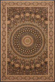 Dywan wełniany do salonu LIWIA Czarny AGNUS