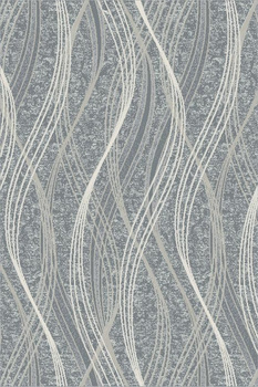 Dywan nowoczesny do salonu FALAS Stalowy Ciemny Popiel HILL