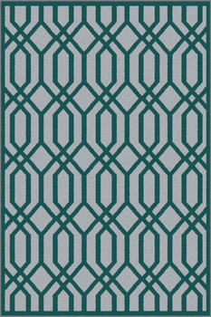 Dywan nowoczesny do salonu RUMOR Stalowy METEO