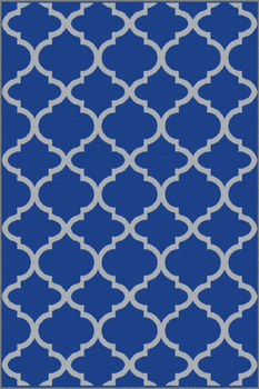 Dywan nowoczesny do salonu CLOVER Niebieski METEO