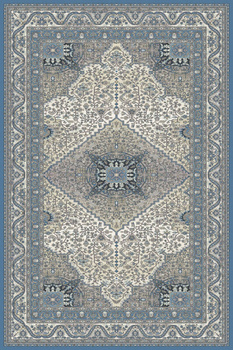 Dywan wełniany do salonu Agnella MISTIA Błękitny CALISIA