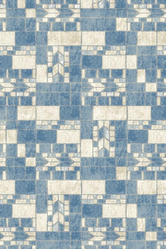 Dywan wełniany do salonu Agnella TESSERA Błękitny AGNUS