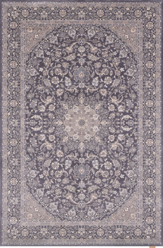 Dywan wełniany do salonu Agnella DAMORE Antracytowy CALISIA