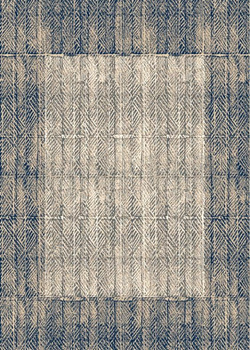 Dywan nowoczesny do salonu HYGIA Niebieski AVANTI