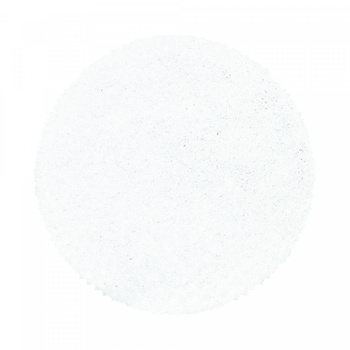 Dywan nowoczesny do salonu, sypialni Shaggy Biały Jednokolorowy Koło SYDOS