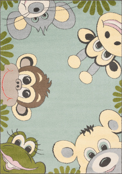 Dywan dla dzieci Agnella TIG Miętowy Zielony FUNKY TOP