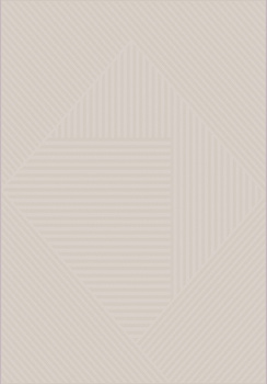 Dywan nowoczesny do salonu Dywilan 3D ROMB 1 Beżowy JUNO