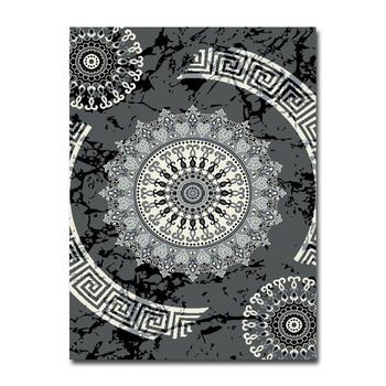 Dywan nowoczesny do salonu FOLK Szary ALFA NEW IDEA