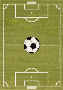 Dywan dla dzieci Agnella HOP Kiwi Zielony Boisko Piłka Nożna FUNKY TOP