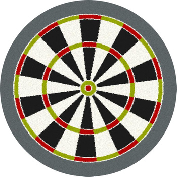 Dywan dla dzieci Agnella DART Grafit Koło FUNKY TOP