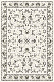 Dywan wełniany do salonu Agnella TAMUDA Jasno Szary ISFAHAN