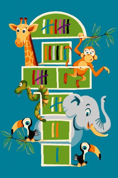 Dywan dziecięcy Agnella TOM Turkus FUNKY